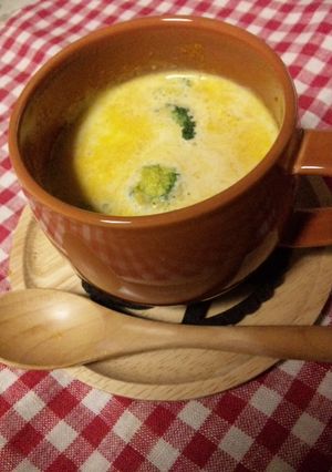 即席！かぼちゃの豆乳スープ♪♪-レシピのメイン写真