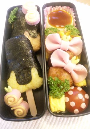 アイスキャンディおにぎり(キャラ弁)-レシピのメイン写真