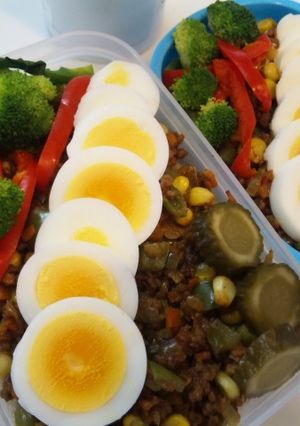 ドライカレー弁当-レシピのメイン写真