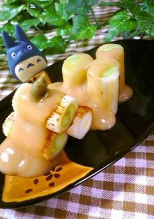 白ネギのミルクあんかけ～柚子胡椒のせ～-レシピのメイン写真