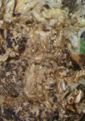 焼きうどん　風　お好み焼き　白菜＆葱-レシピのメイン写真
