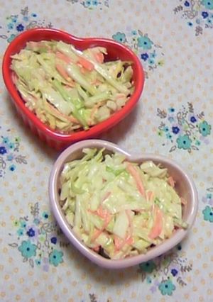 野菜ない時のコールスローサラダ-レシピのメイン写真