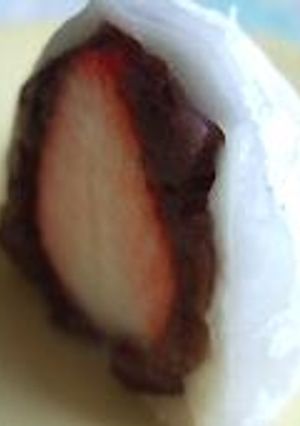 おもちで作るいちご大福-レシピのメイン写真