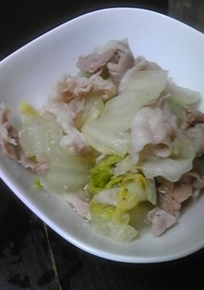 ほったらかし！素材の旨みで豚と白菜煮-レシピのメイン写真