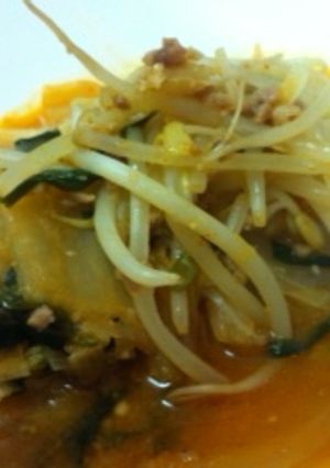 白菜と豚ひき肉の韓国風煮-レシピのメイン写真