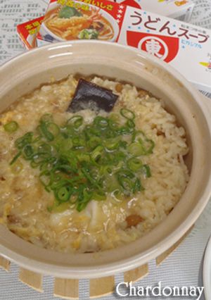 うどんスープで簡単☆納豆雑炊-レシピのメイン写真