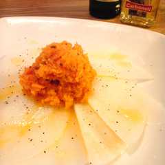 รูปของ 大根のカルパッチョｗith人参ソース