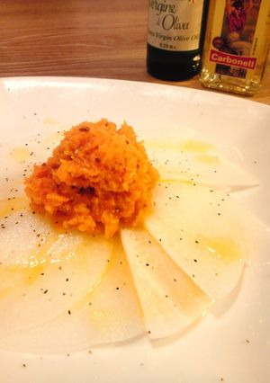 大根のカルパッチョｗith人参ソース-レシピのメイン写真