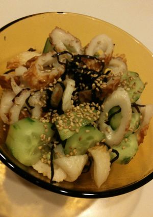 簡単*ちくわとキュウリの塩昆布和え♪-レシピのメイン写真