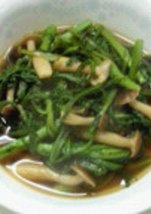 春菊としめじのさっと煮-レシピのメイン写真