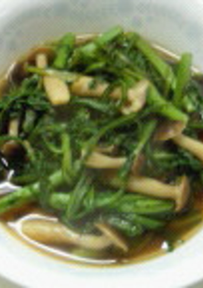 春菊としめじのさっと煮-レシピのメイン写真