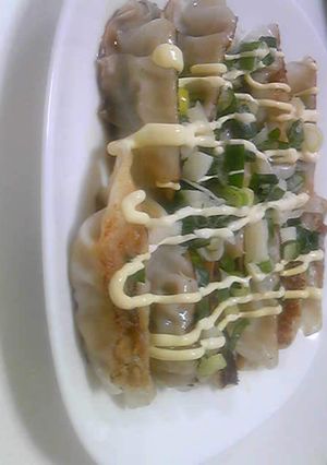 餃子のねぎマヨぽんがけ〜-レシピのメイン写真
