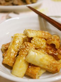 簡単一品*ちくわの照りマヨ炒め-レシピのメイン写真