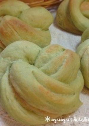 抹茶ときな粉のねじりパン-レシピのメイン写真