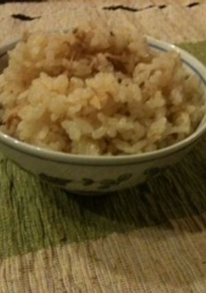 超簡単！なめ茸とシーチキンの炊き込みご飯-レシピのメイン写真