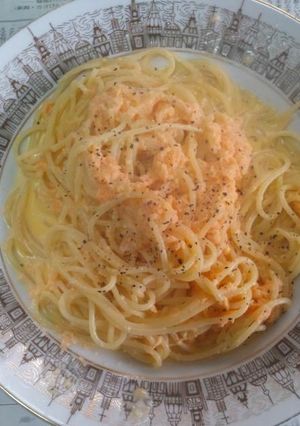 ニンジンソースのパスタ-レシピのメイン写真