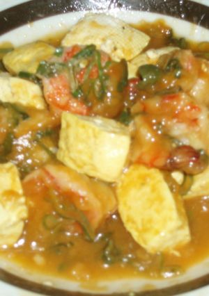 エビと豆腐のカレー風味あんかけ-レシピのメイン写真