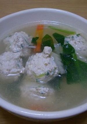 鶏肉だんごスープ-レシピのメイン写真