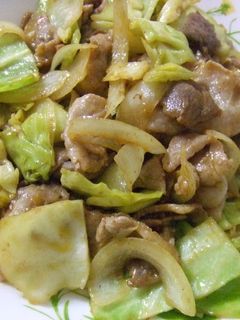 ☆キャベツと豚肉のカレー炒め☆-レシピのメイン写真