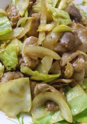 ☆キャベツと豚肉のカレー炒め☆-レシピのメイン写真