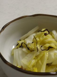 白菜の浅漬け~塩昆布和え~-レシピのメイン写真