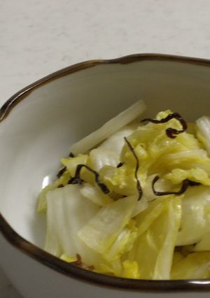 白菜の浅漬け～塩昆布和え～-レシピのメイン写真