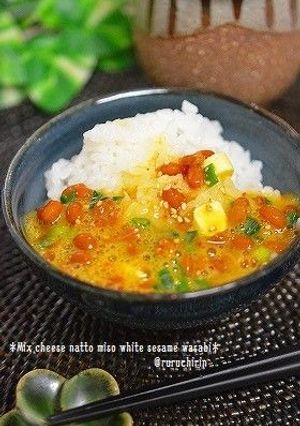 ✿納豆わさびで♬一番好きな食べ方です❤✿-レシピのメイン写真