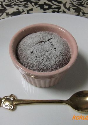 軽い食感のフォンダンショコラ-レシピのメイン写真