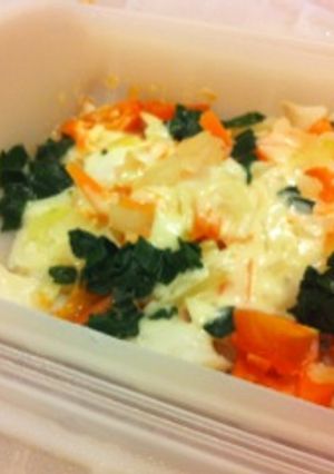 離乳食　鱈と野菜のチーズ蒸し-レシピのメイン写真