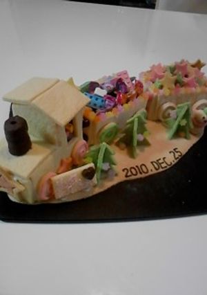 お菓子の列車-レシピのメイン写真