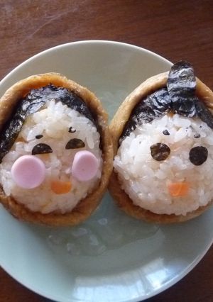 お子さんと☆簡単♪おひなさまいなり寿司-レシピのメイン写真