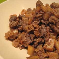รูปของ 　冷凍こんにゃくと牛肉のゴロゴロ煮