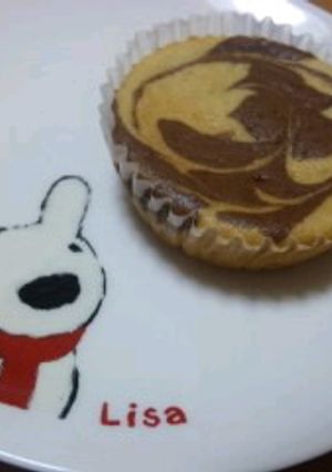バナナジュースで☆バナナマーブルマフィン-レシピのメイン写真