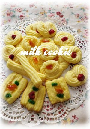 * 絞り出しクッキー❤ ミルククッキー♪-レシピのメイン写真