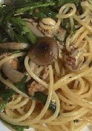 ツナ缶ときのこのパスタ-レシピのメイン写真