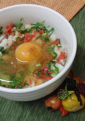 ☆うどんスープdeさっぱり卵かけご飯☆-レシピのメイン写真