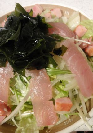 お野菜たっぷり♪マグロのサラダ-レシピのメイン写真