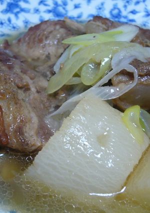圧力鍋で簡単！スペアリブと大根のスープ煮-レシピのメイン写真