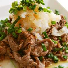 รูปของ すぐ出来る！牛肉おろしポン酢