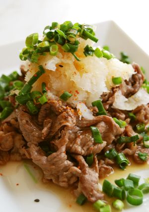 すぐ出来る！牛肉おろしポン酢-レシピのメイン写真