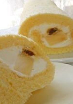プリンＩＮのロールケーキ♪生カラメル入り-レシピのメイン写真