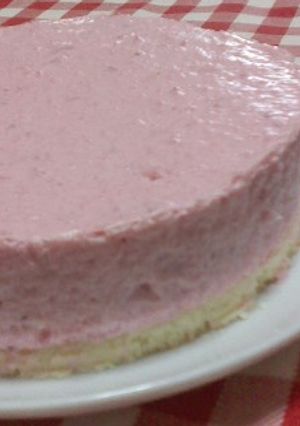 ストロベリーレアチーズケーキ(*^^*)-レシピのメイン写真