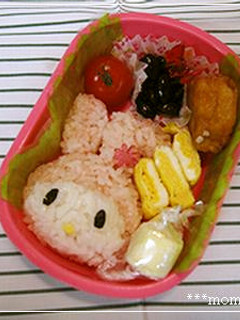 マイメロお弁当-レシピのメイン写真