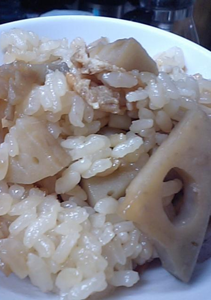 れんこんの炊き込みご飯-レシピのメイン写真