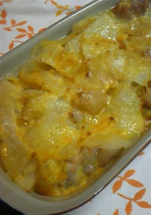 白菜と鶏肉のカレーマヨグラタン-レシピのメイン写真