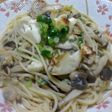 酔いどれあさりの和風スパ(〃´Д`)
