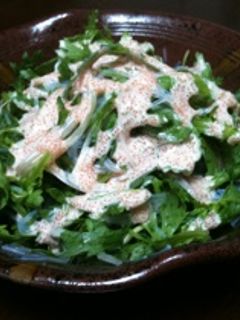春菊サラダ-レシピのメイン写真