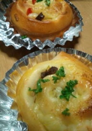 ＨＢ・小ぶりで食べやすいおかずパン-レシピのメイン写真