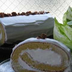 รูปของ 和風☆そば茶ロールケーキ（覚書）