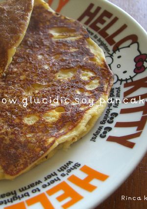 低糖スイーツ♪大豆粉で作るパンケーキ-レシピのメイン写真